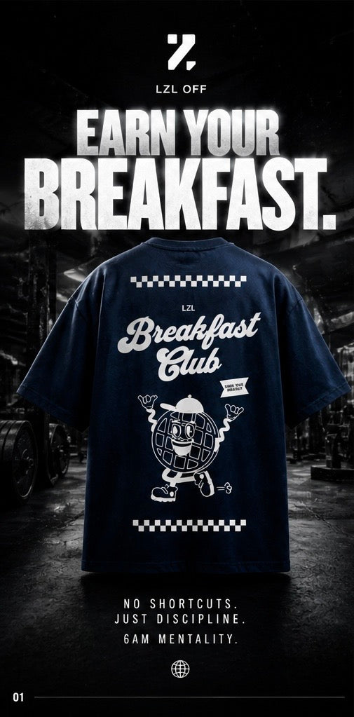 T-shirt oversize unisexe – breakfast club