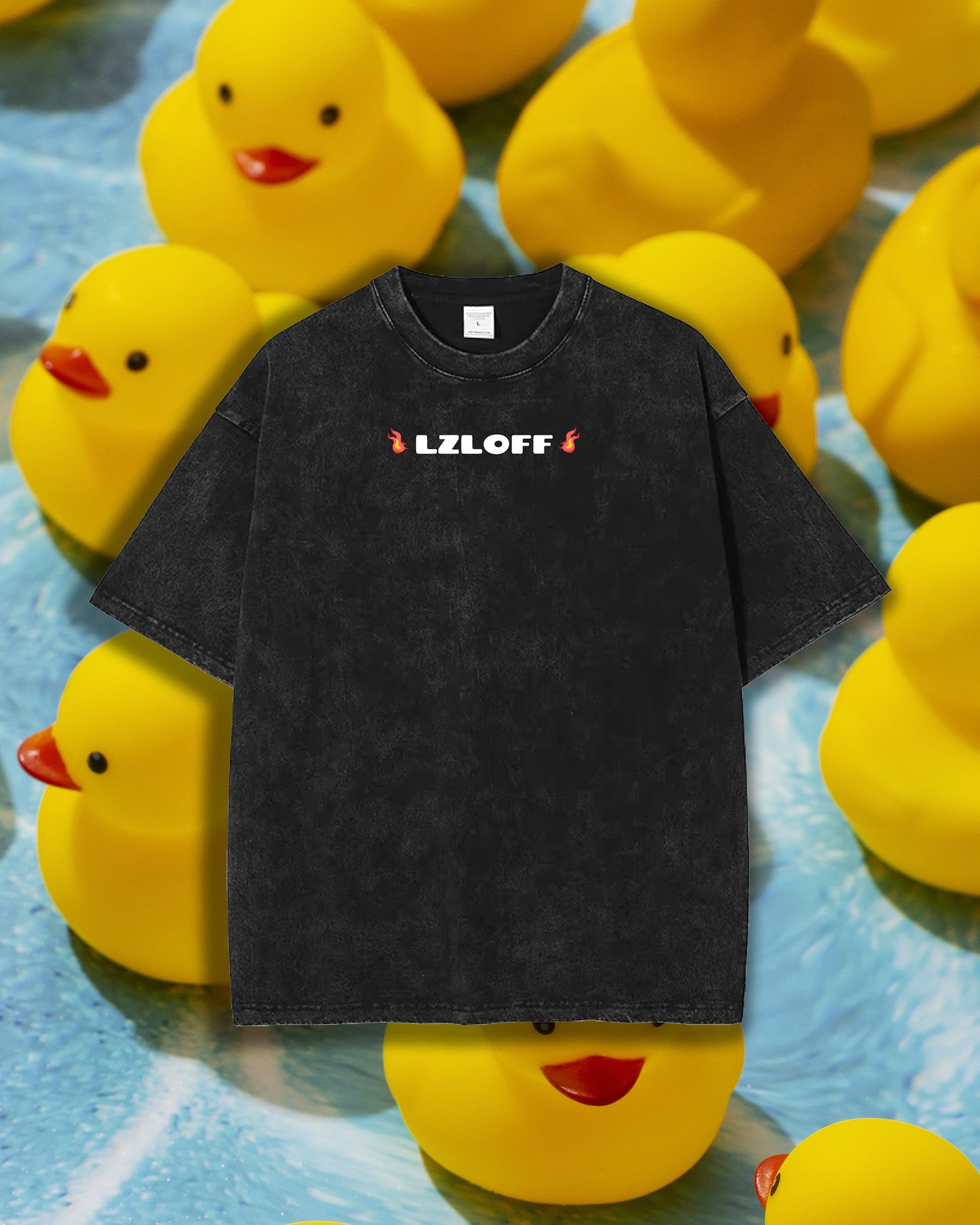 T-shirt oversize -"Fear the Duck"