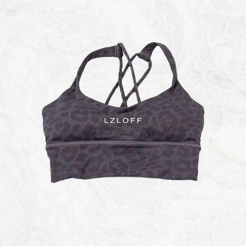 Brassière de sport "Leopard print"