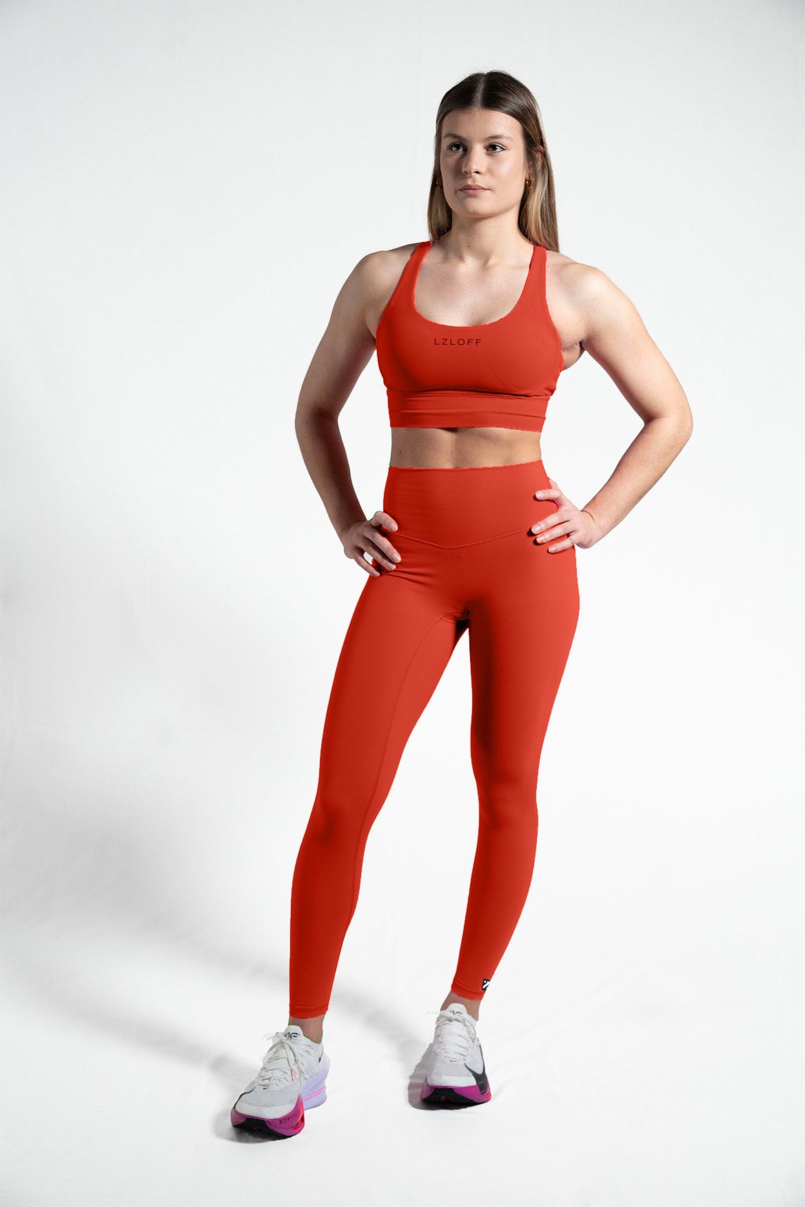 Legging seconde peau - electric red
