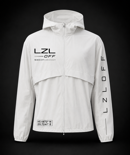 veste de running unisex - blanche