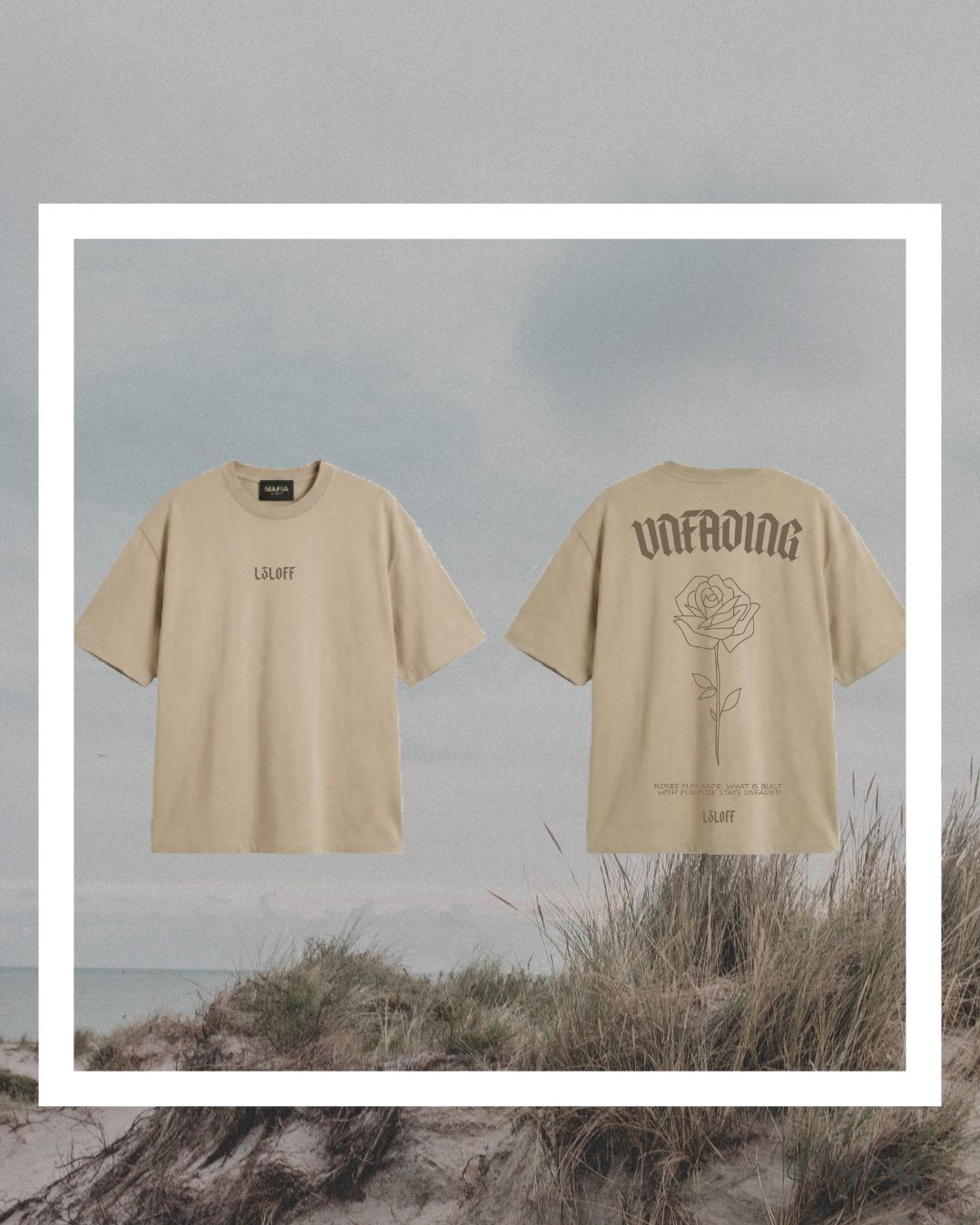 T-shirt oversize unisexe – Unfading