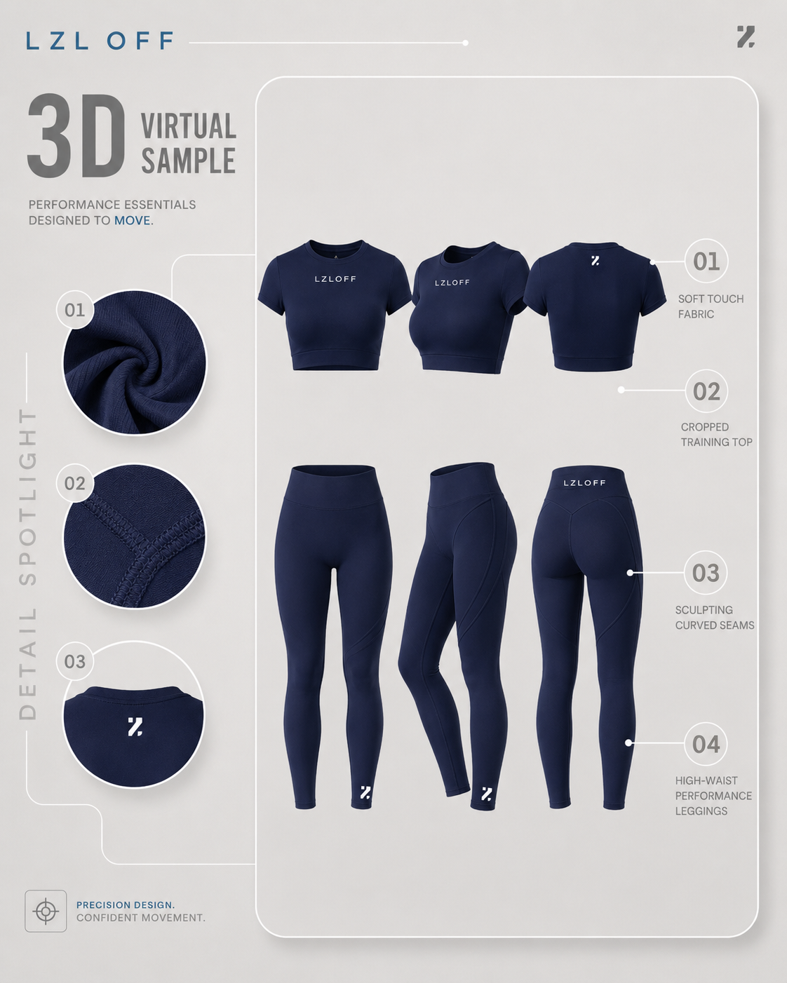 Legging "spring shift" - petrol