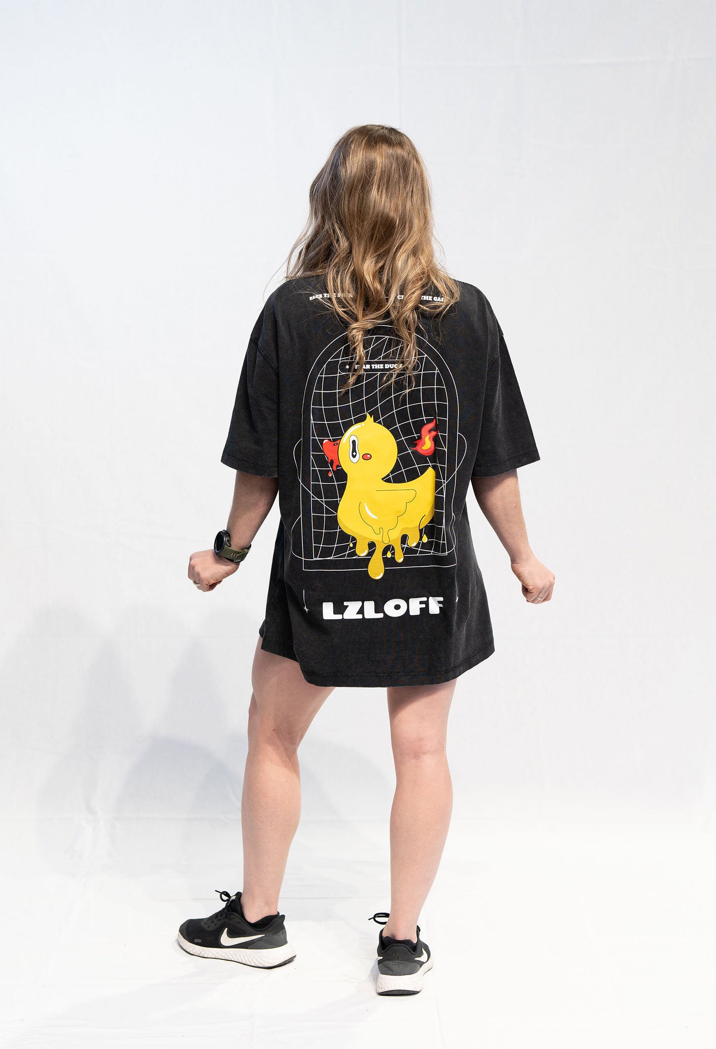 T-shirt oversize -"Fear the Duck"