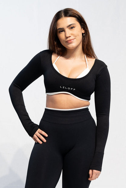 Longsleeve "Midnight Muse" - black