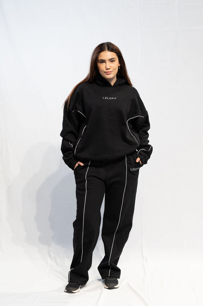 hoodie "midnight muse" - black