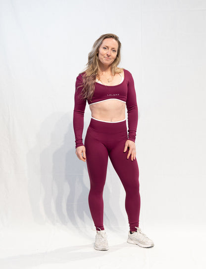 Longsleeve "Midnight Muse" - wine