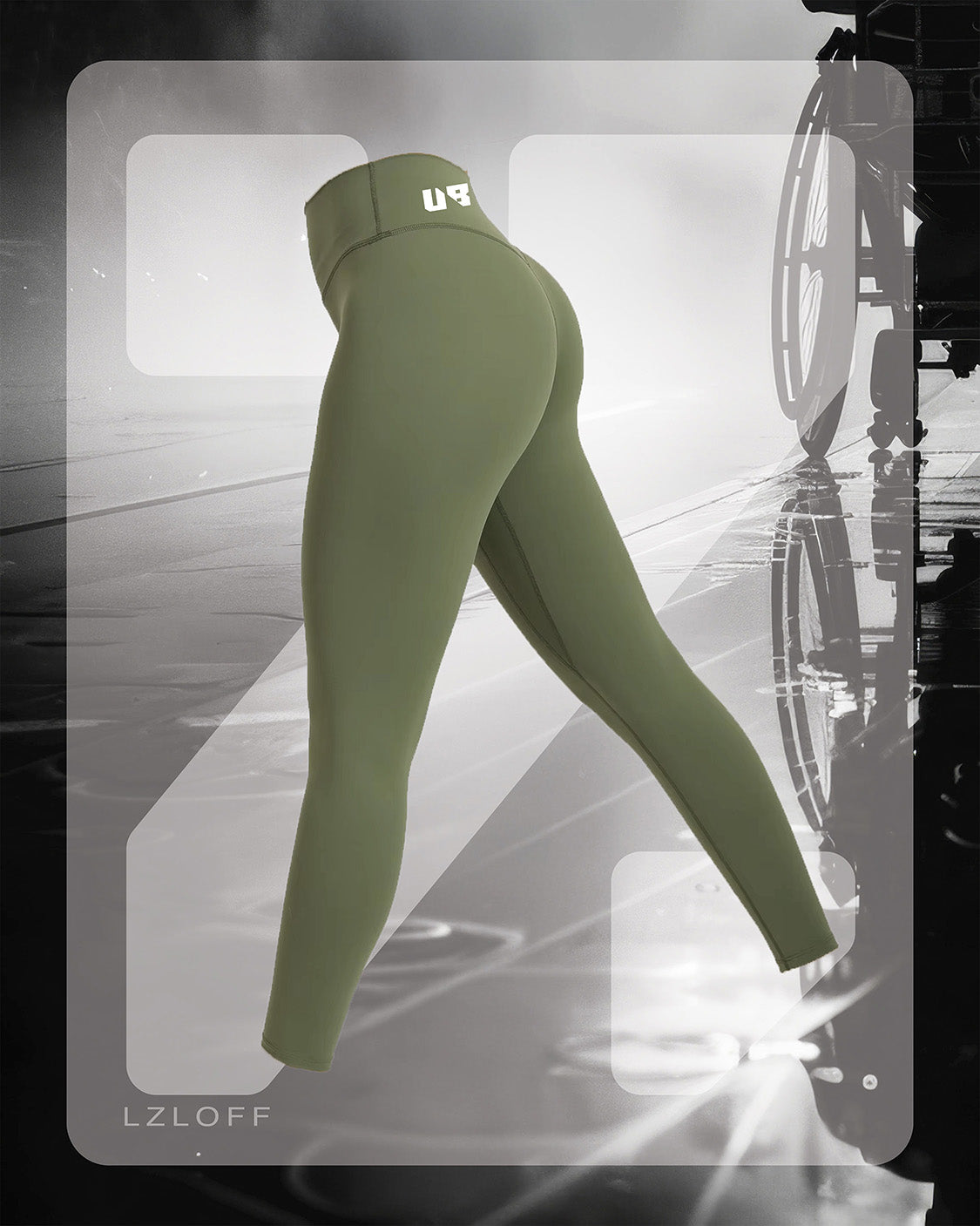legging UBDN - military green